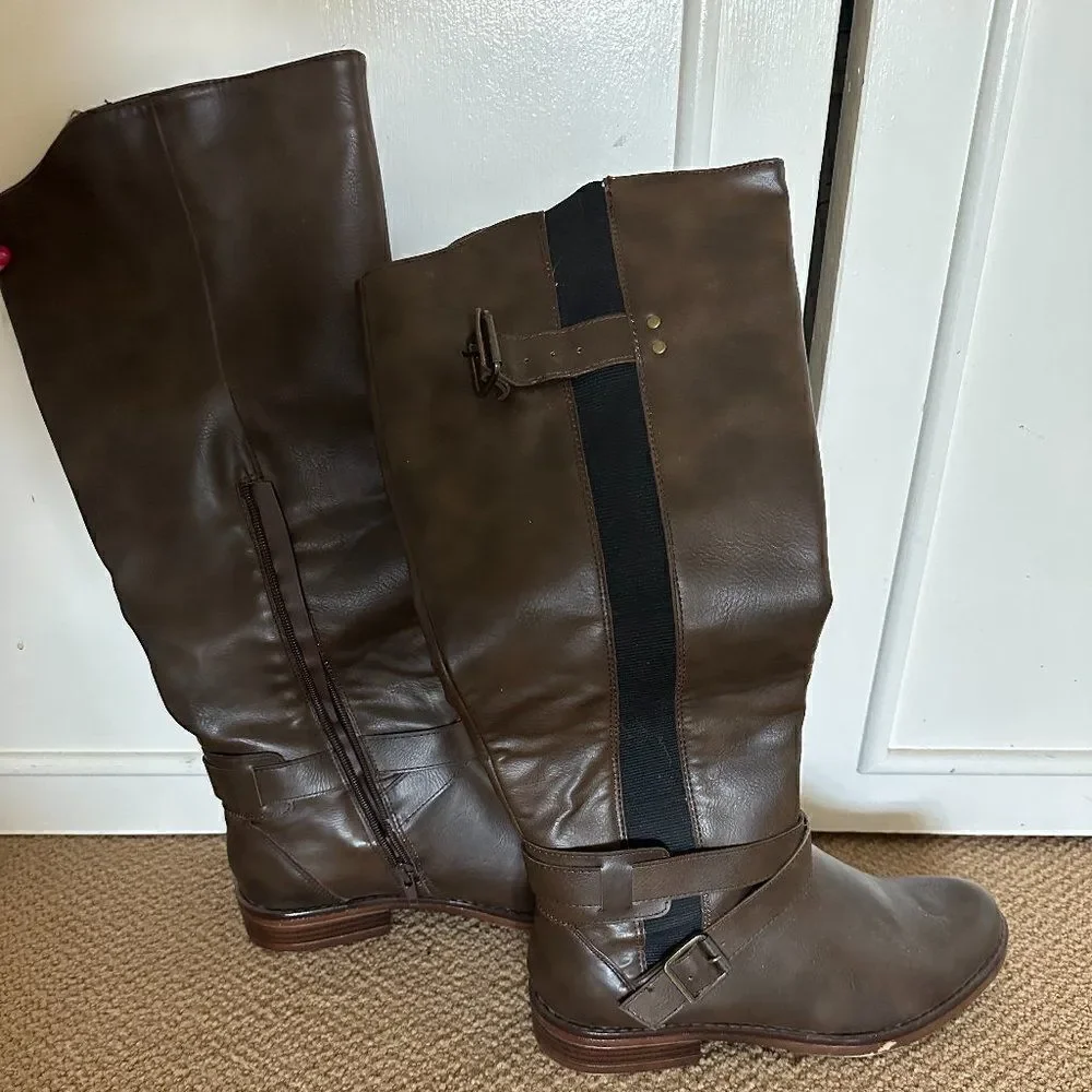 Brown Leather Boots